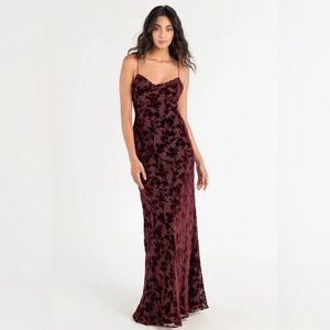 BHLDN Jenny Yoo Rory Velvet Dress